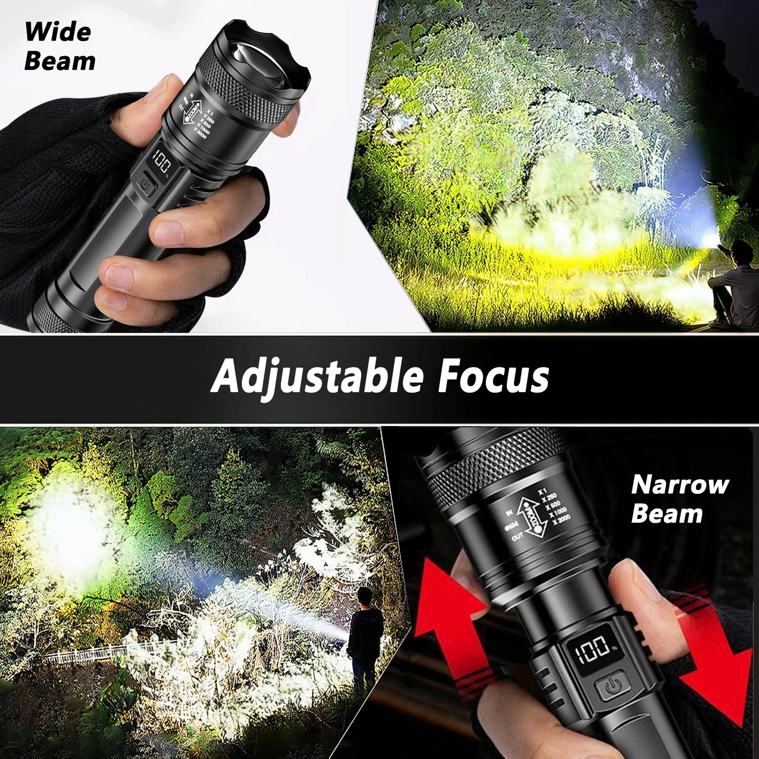 Ultra Bright LED Flashlight 20 - Zinc Outdoor Lighting recensie en prijs