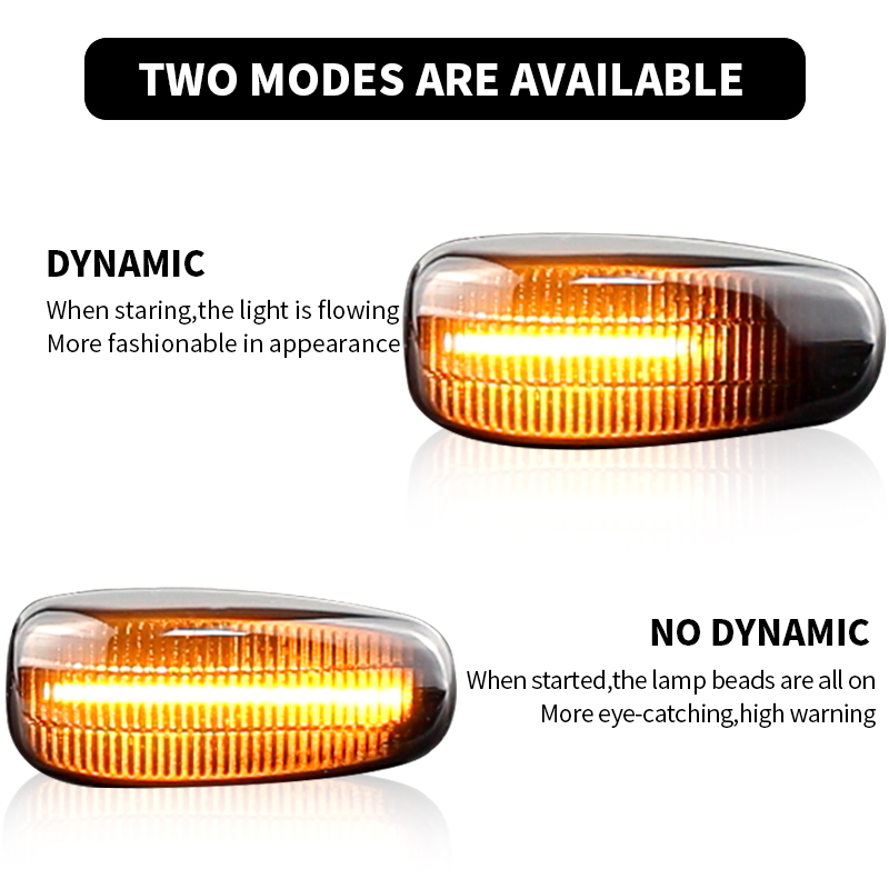 2PCS LED Side Marker Turn Sign - Outdoor Lighting Yellow recensie en prijs