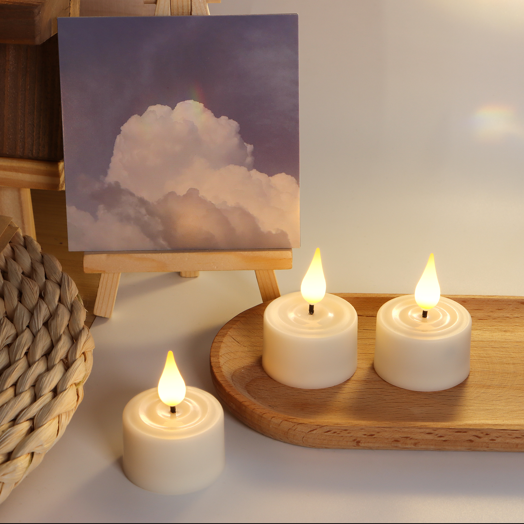 LED Candle Light Rechargeable  - Outdoor Lighting Yellow recensie en prijs