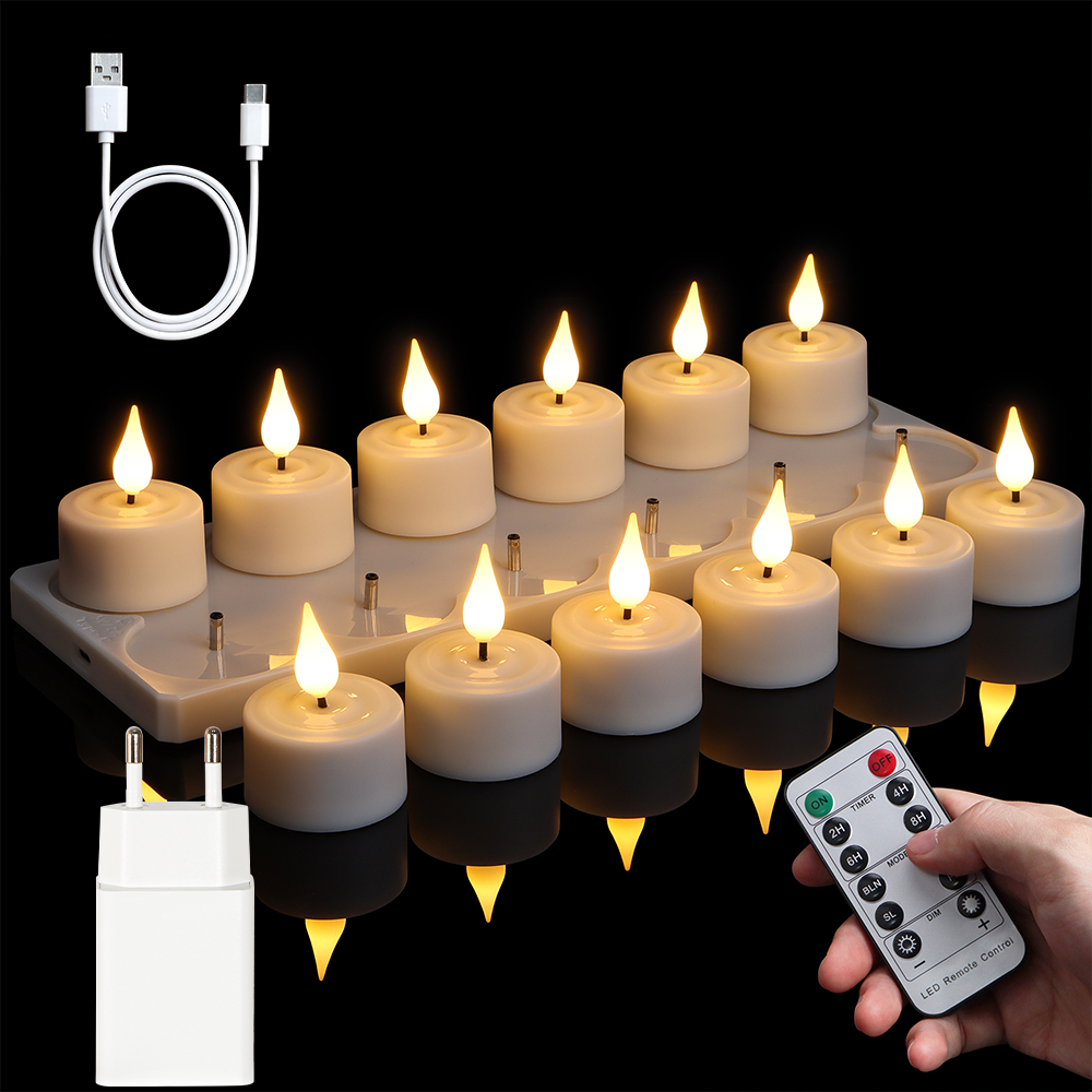 LED Candle Light Rechargeable  - Outdoor Lighting Yellow recensie en prijs