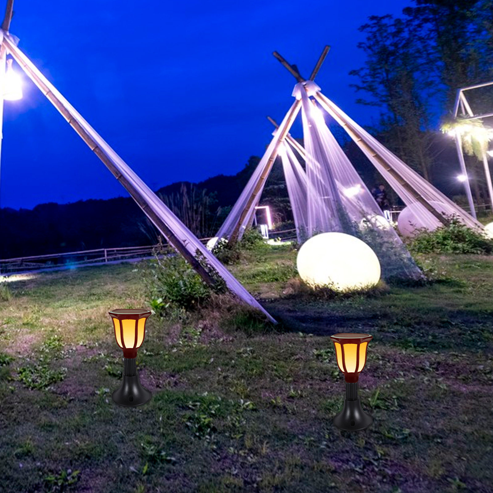 10Pcs Garden Lamp Base Replace - Outdoor Yard Lighting Fixtures recensie en prijs