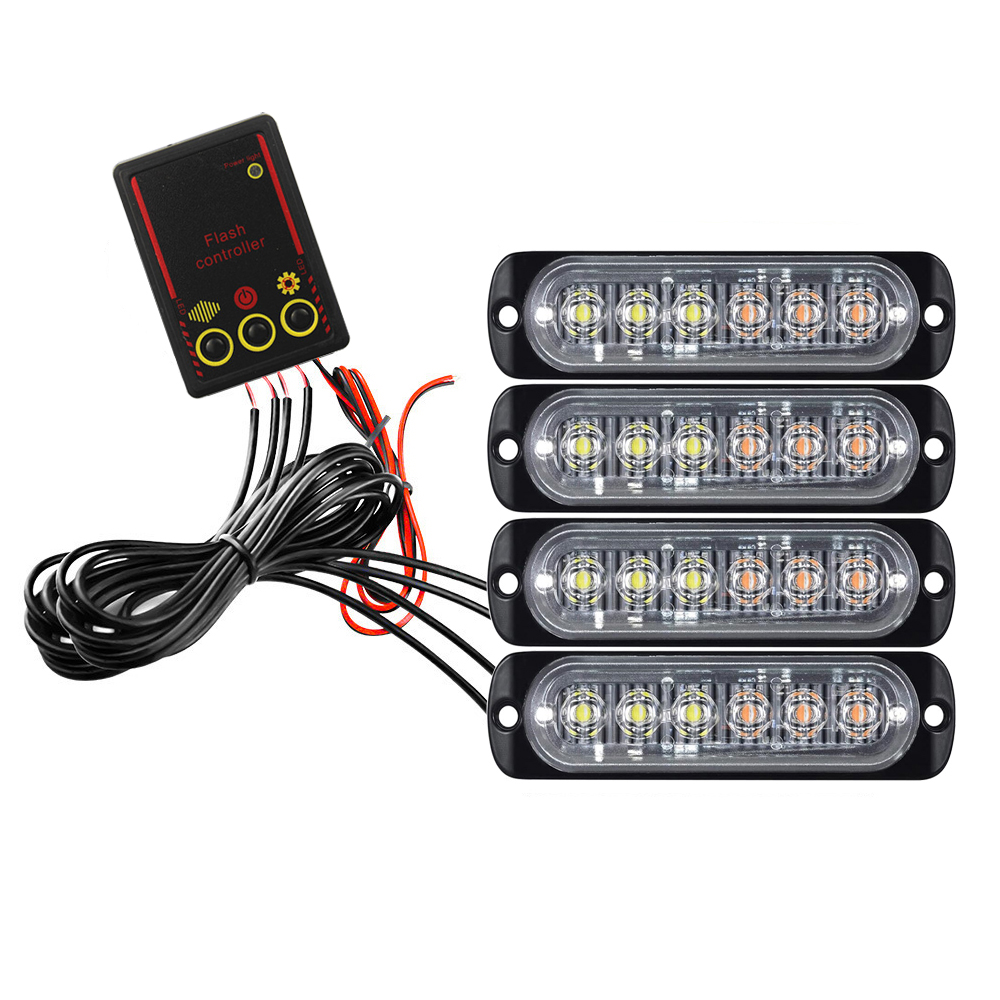 Car Front Grille Lighting 12V  - Outdoor Lighting Yellow recensie en prijs