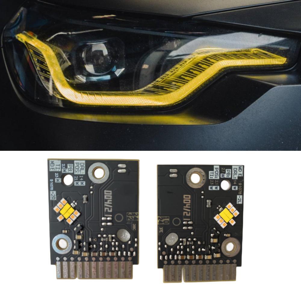 Car DRL Lemon Yellow Red For 2 - Outdoor Lighting Yellow recensie en prijs