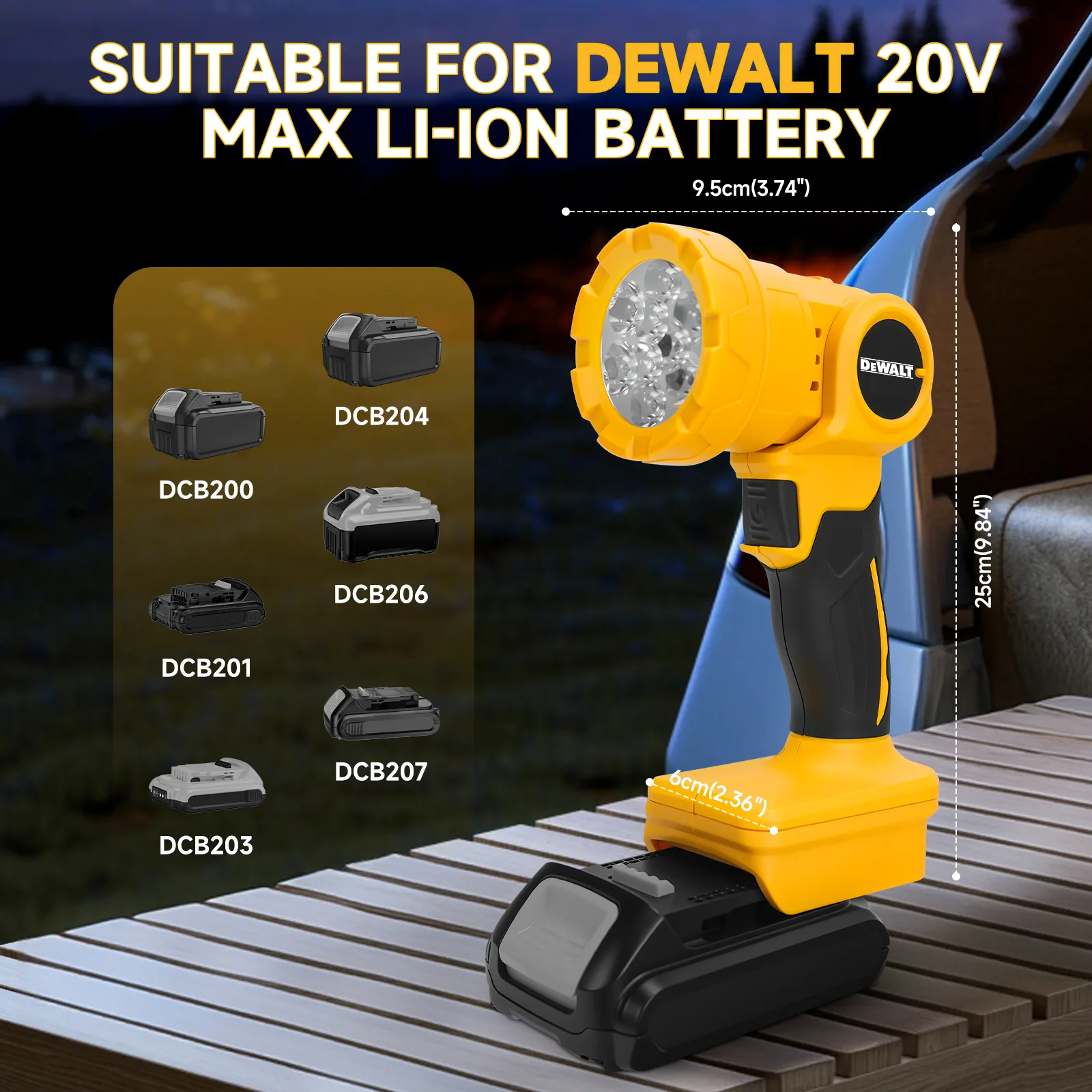 Dewalt Cordless LED Work Light - Zumtobel Outdoor Lighting recensie en prijs