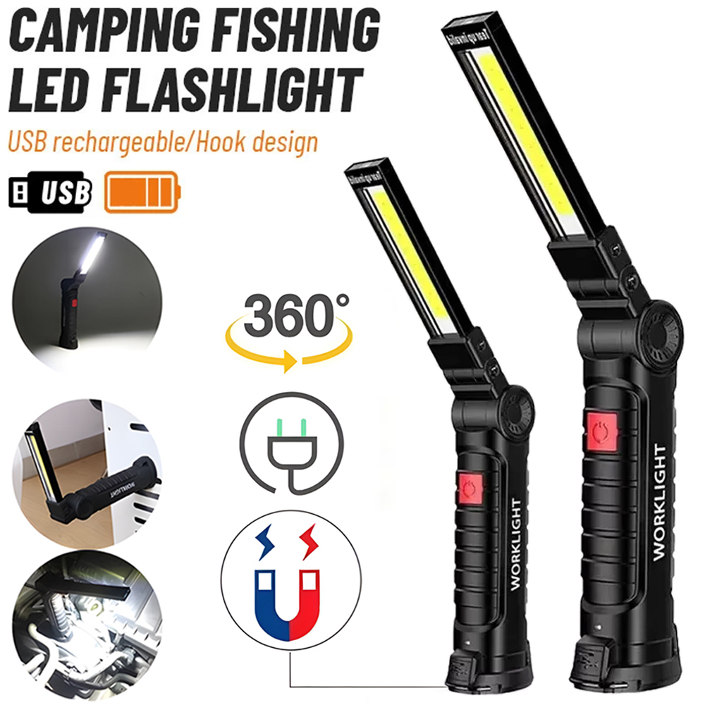 LED COB Flashlight USB Recharg - Zinc Outdoor Lighting recensie en prijs