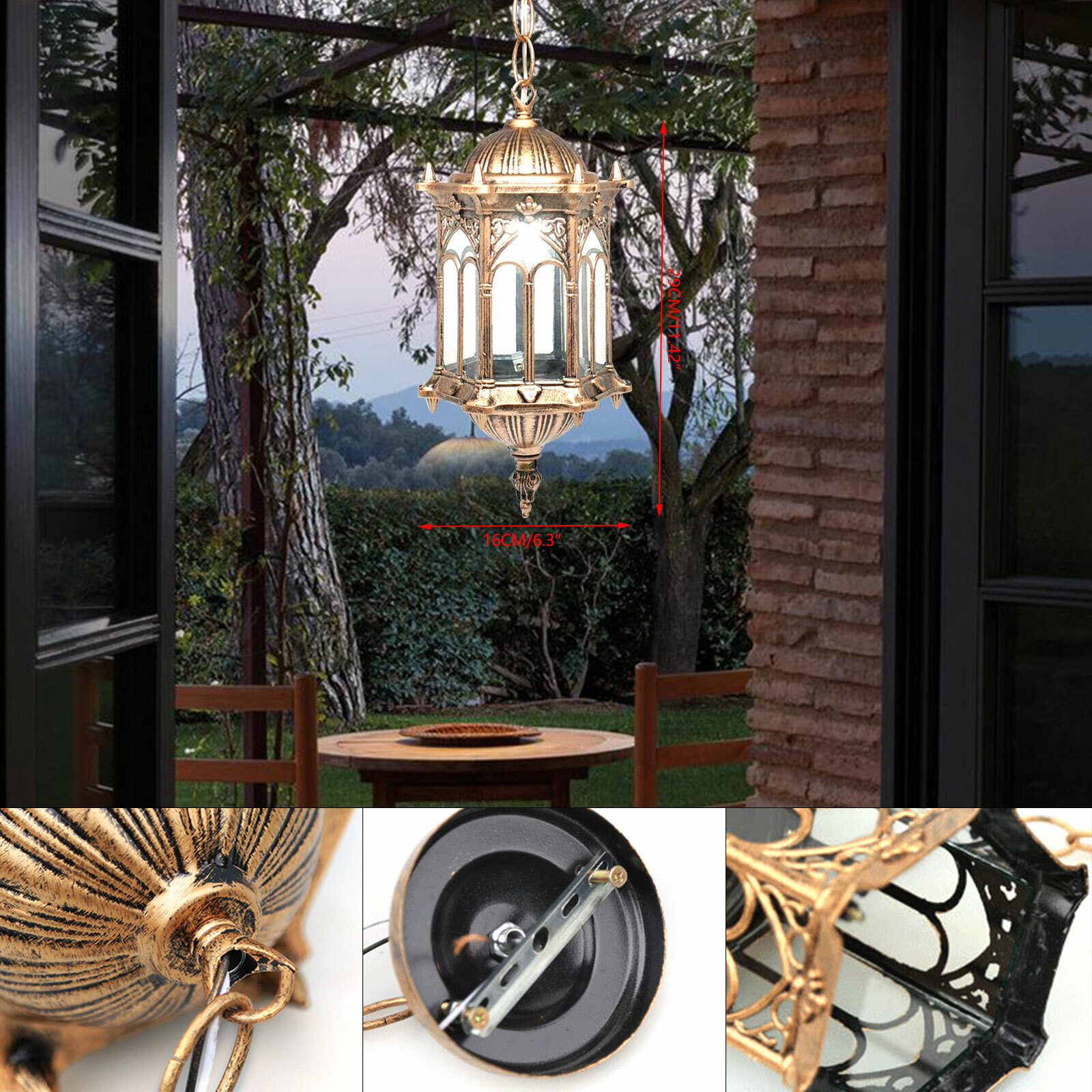 Retro Outdoor Pendant Light Vi - Outdoor Yard Lighting Fixtures recensie en prijs