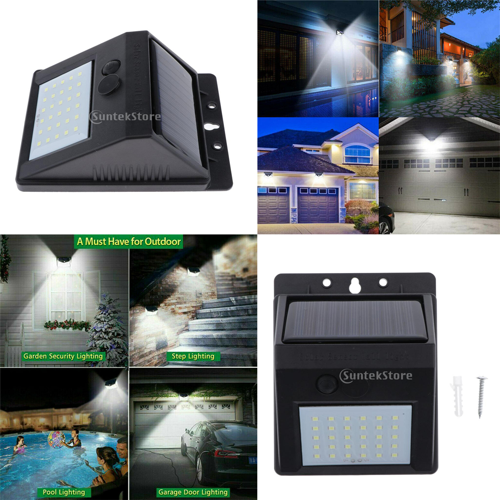 Outdoor Solar Powered LED Wall - Outdoor Yard Lighting Fixtures recensie en prijs