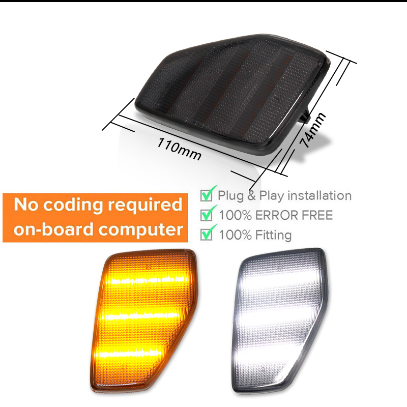 iJDM Car Amber Triple-Row LED  - Outdoor Lighting Yellow recensie en prijs