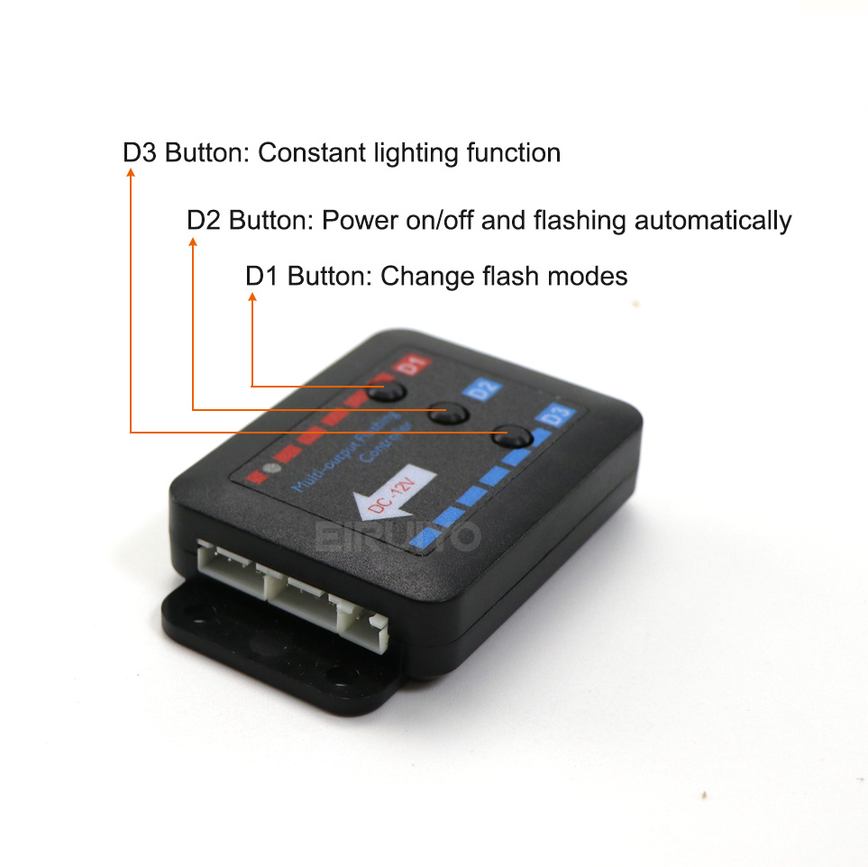 4x 3 LED Grill Car LED Strobe  - Outdoor Lighting Yellow recensie en prijs